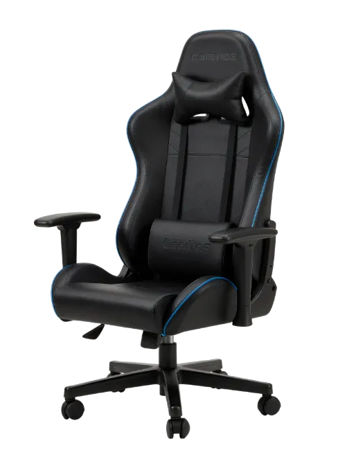 Ergonomic Black and Blue Gaming Chair