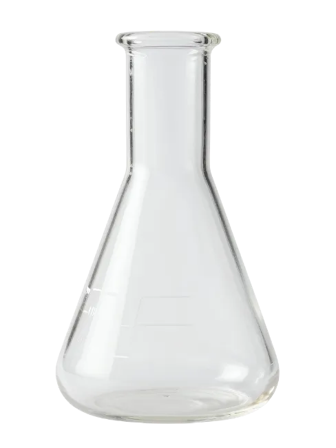 Erlenmeyer flask laboratory glassware