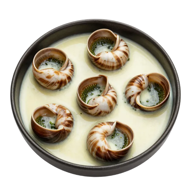 Escargot in Garlic Butter Sauce