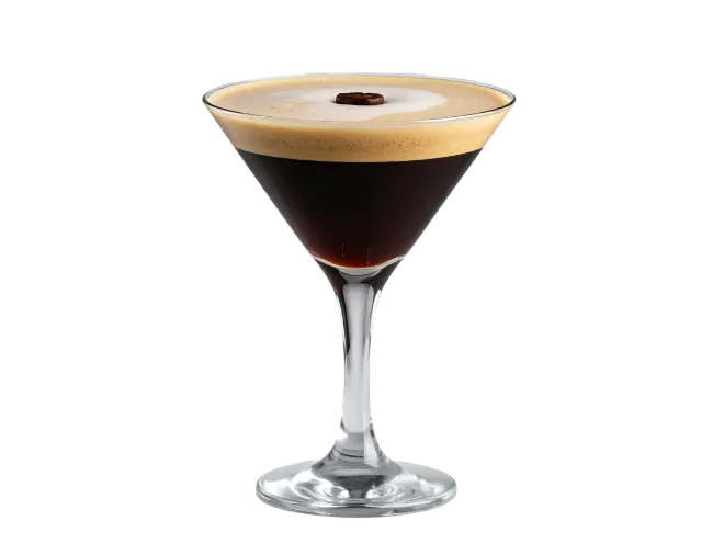 Espresso Martini Cocktail in Glass