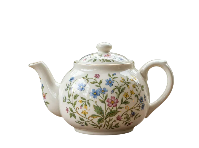 Floral Ceramic Teapot