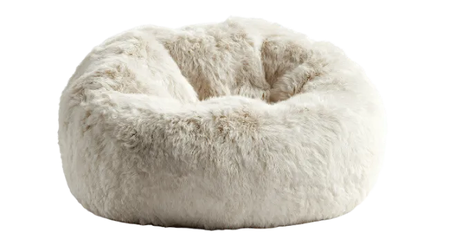 Fluffy Faux Fur Bean Bag Chair