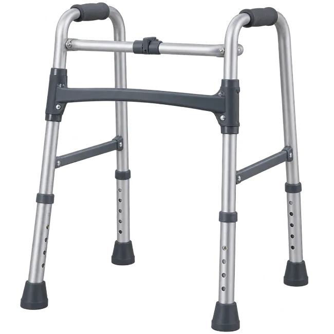Foldable Aluminum Medical Walker with Adjustable Height