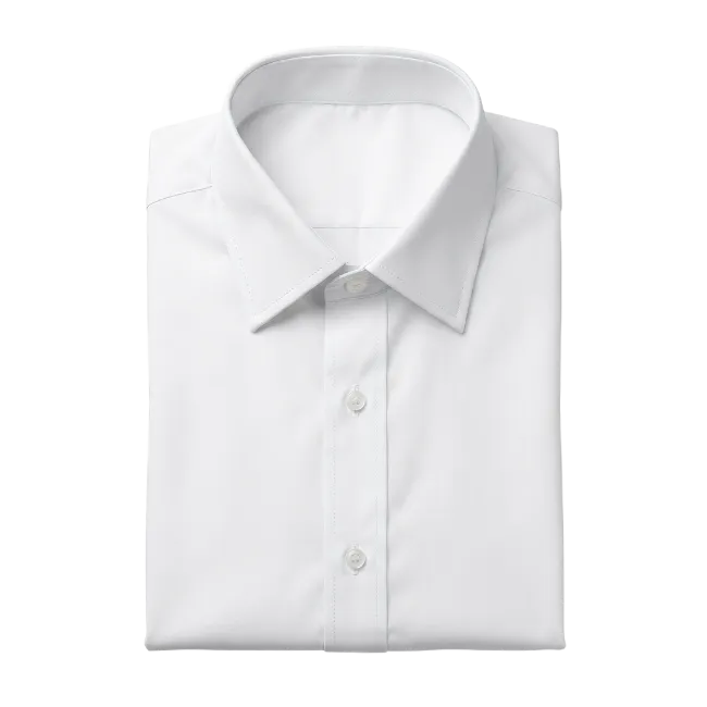 Folded White Dress Shirt