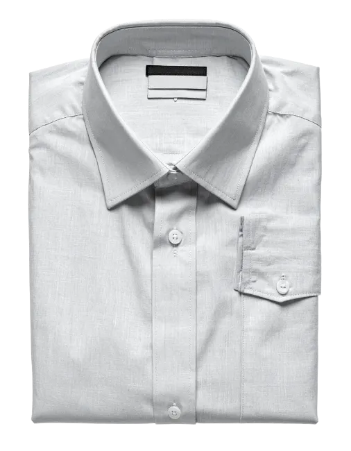 Folded White Dress Shirt