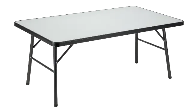 Folding Table with Metal Frame