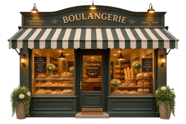 French Bakery Shop Front