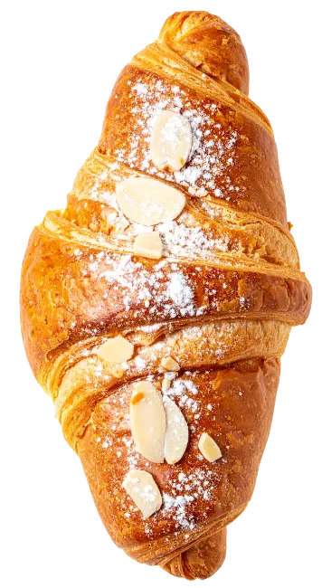 Fresh Almond Croissant Pastry