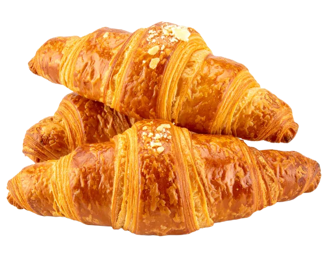 Fresh Baked Croissants Stacked