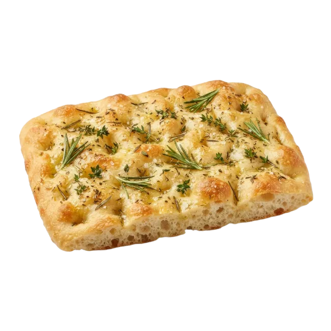 Fresh Baked Focaccia Bread with Herbs