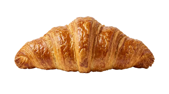 Fresh Baked Golden Brown Croissant