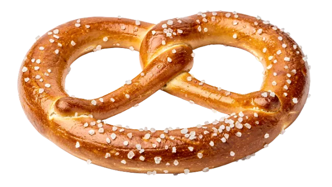 Fresh Baked Pretzel with Salt