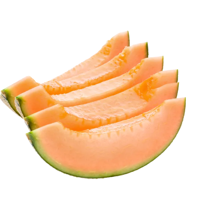 Fresh Cantaloupe Melon Slices