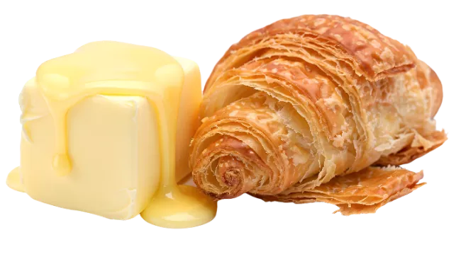 Fresh Croissant With Butter
