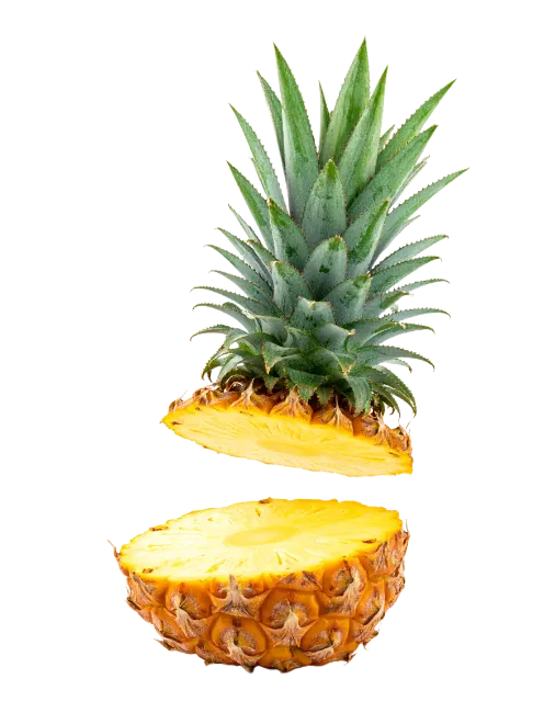 Fresh Cut Pineapple Halves