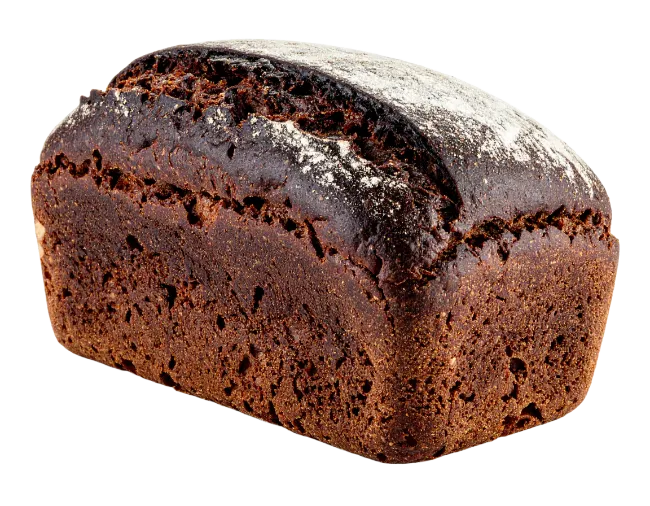 Fresh Dark Rye Bread Loaf