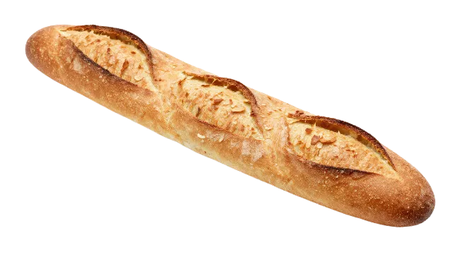 Fresh French Baguette Loaf Isolated