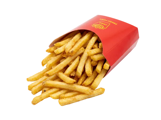 Fresh French Fries in Red Carton