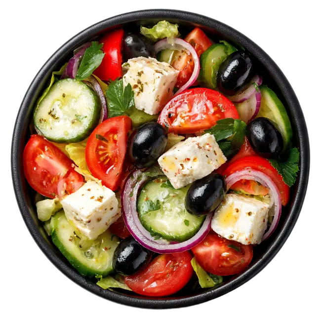Fresh Greek Salad Bowl
