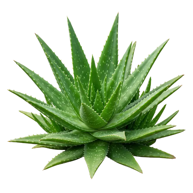 Fresh Green Aloe Vera Plant
