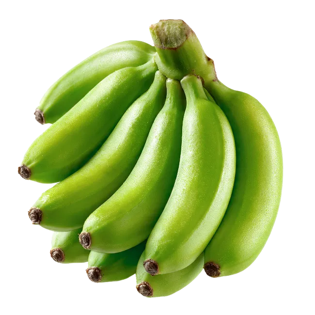 Fresh Green Banana Bunch