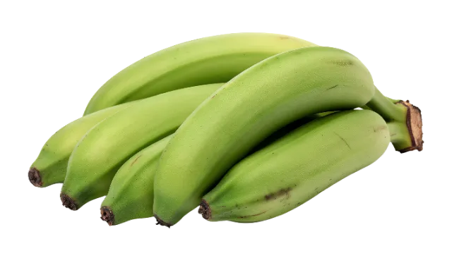 Fresh Green Bananas Bunch