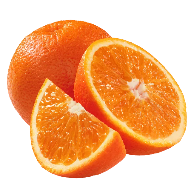 Fresh Juicy Oranges Cut Slices