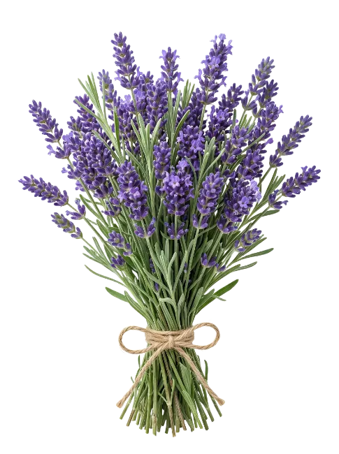 Fresh Lavender Bouquet Tied with Twine