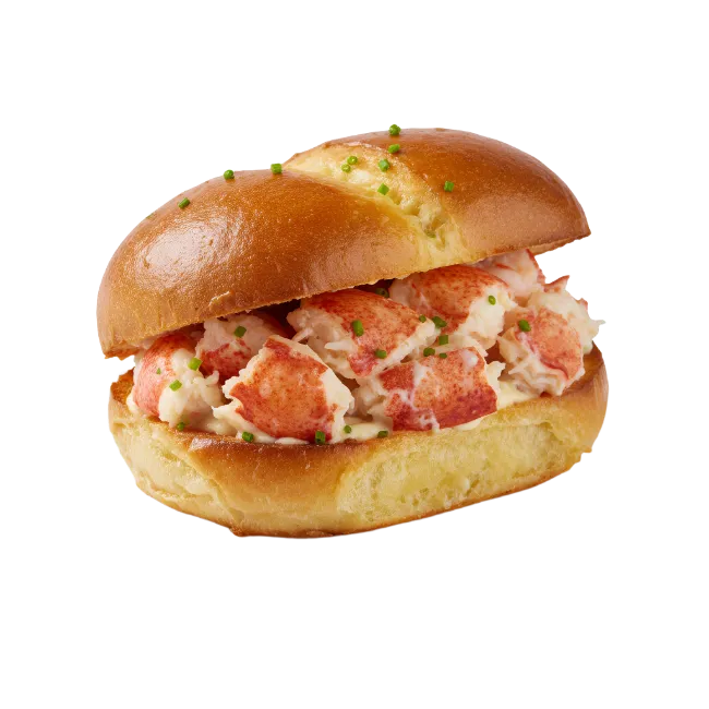Fresh Lobster Roll Sandwich on Brioche Bun
