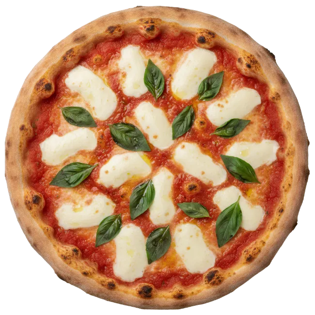 Fresh Margherita Pizza with Mozzarella and Basil