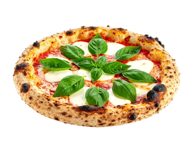 Fresh Margherita Pizza with Mozzarella and Basil