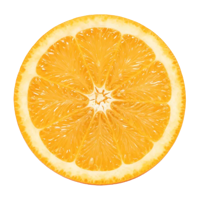Fresh Orange Fruit Slice