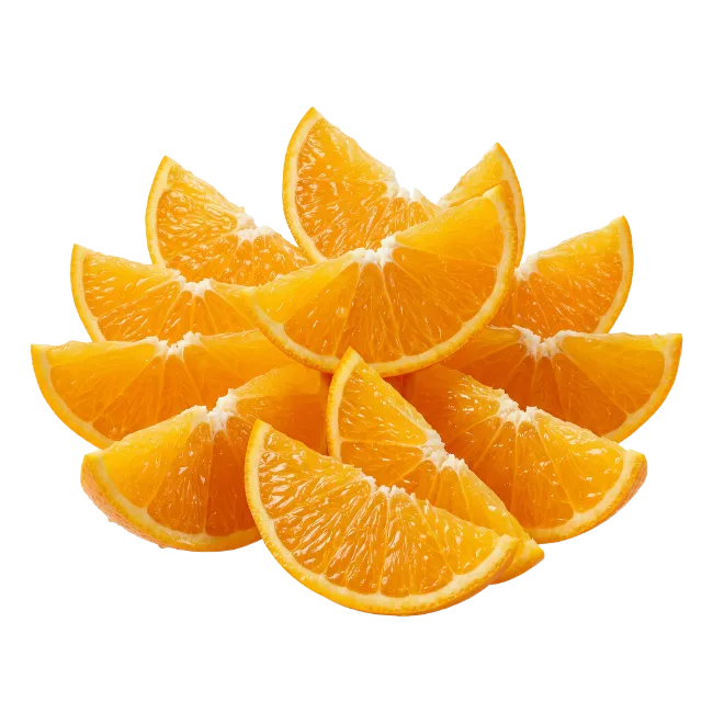 Fresh Orange Slices Arrangement