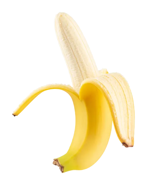Fresh Peeled Banana Fruit