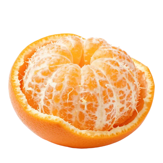 Fresh Peeled Mandarin Orange Half