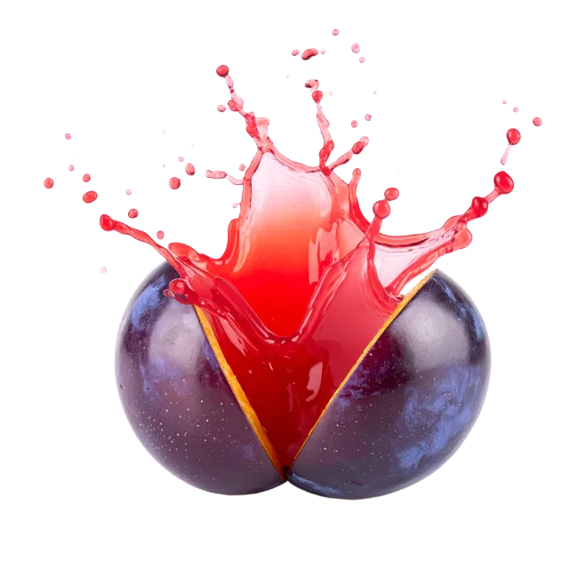Fresh Plum Juice Splash