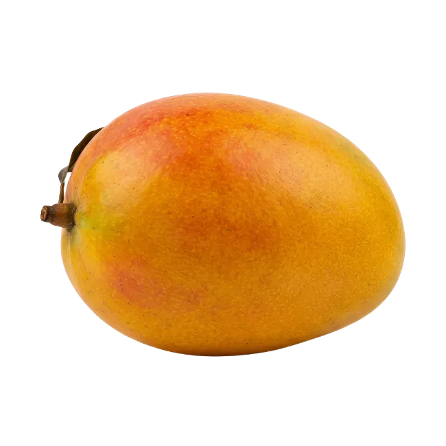 Fresh Ripe Mango Fruit Isolated