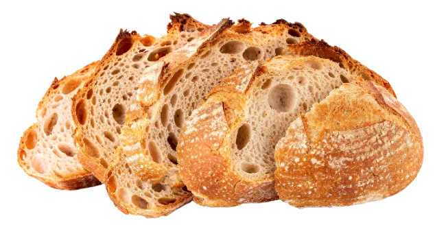 Fresh Sliced Artisanal Bread Loaf