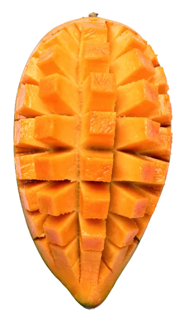 Fresh Sliced Mango Fruit Half