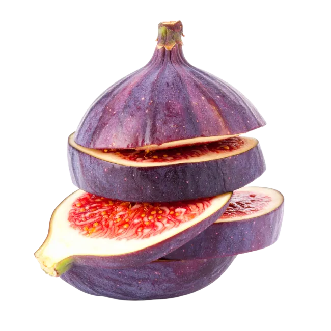 Fresh Sliced Purple Fig Fruit