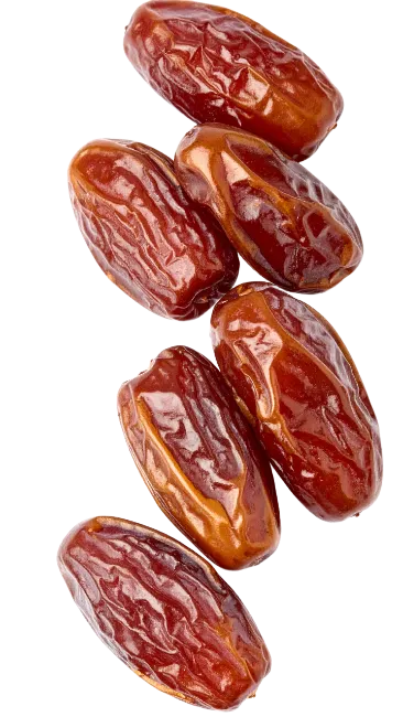 Fresh Sweet Date Fruits Falling