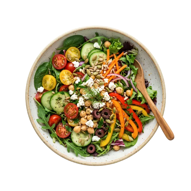 Fresh Vegetable Salad Bowl