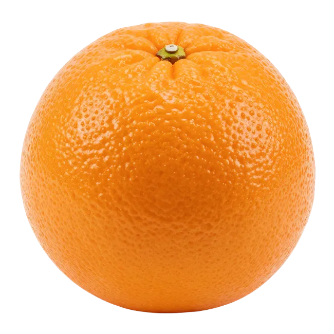 Fresh whole orange fruit