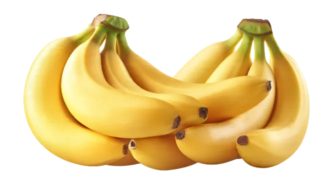 Fresh Yellow Banana Bunch