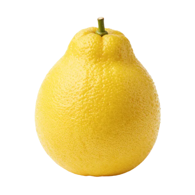 Fresh Yellow Pomelo Fruit with Textured Rind