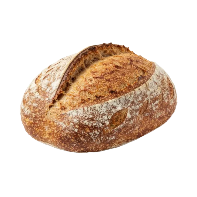 Freshly Baked Artisanal Sourdough Bread Loaf