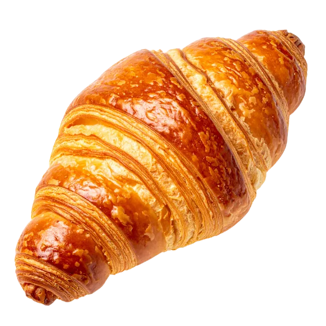Freshly Baked Golden Brown Croissant