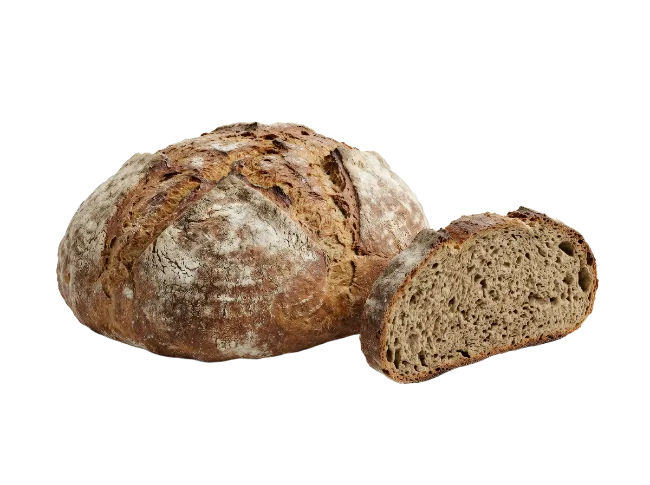 Freshly Baked Sourdough Bread Loaf