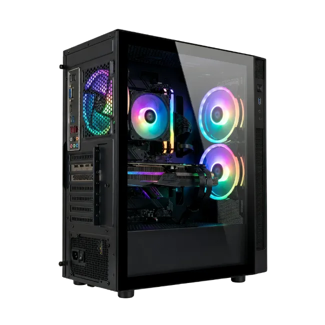 Gaming PC Desktop Computer with RGB Lighting