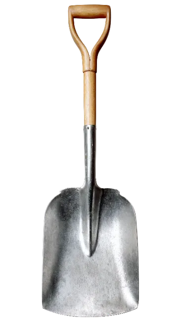 Garden Shovel with Wooden Handle